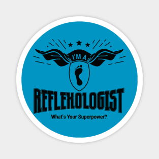 Reflexologist Superhero Magnet